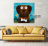 Chocolate Labrador - Personalised Pooch Art Canvas